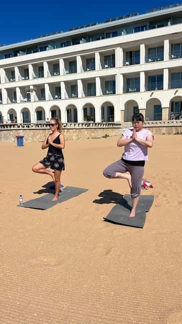 Albufeira: Sunset Yoga on the beach - Albufeira Sunset Yoga on the beach: what the 1 hour actually feels like