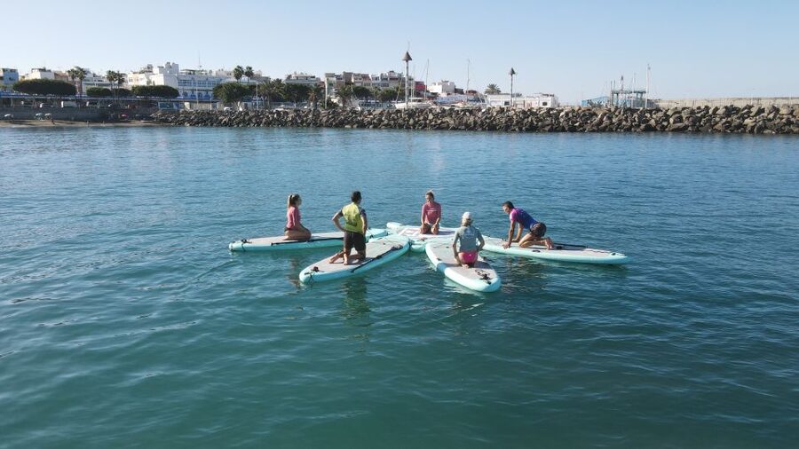 Arguineguín: Stand-up Paddleboard Yoga Class with Instructor - Weather changes plans: how to stay flexible without losing your day