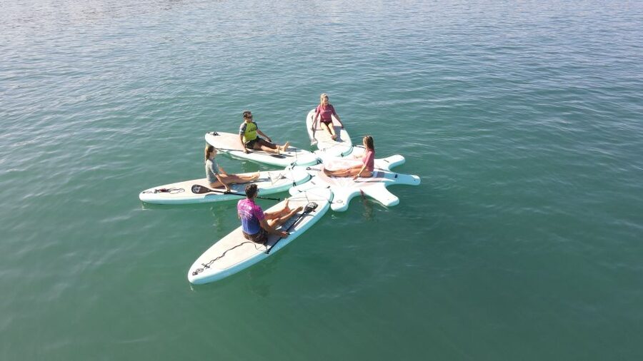 Arguineguín: Stand-up Paddleboard Yoga Class with Instructor - Sunrise vs sunset in Arguineguín: choosing your vibe