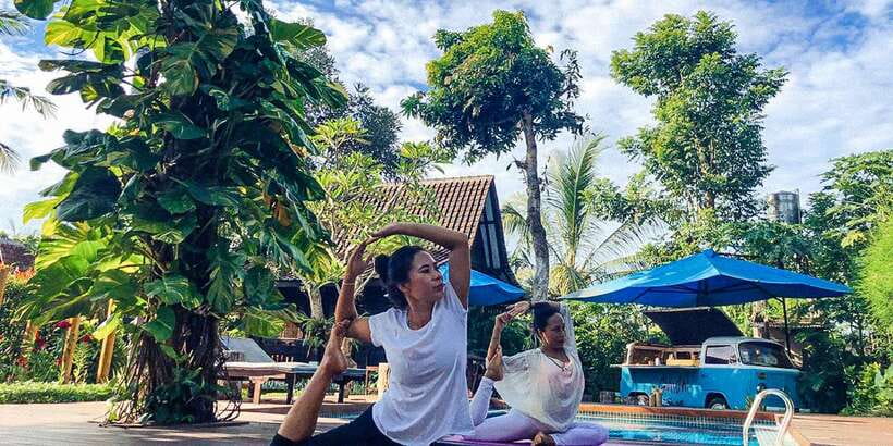 Bali: Full-Day Private Water Temple Ritual & Yoga Class - Healing yoga and meditation with Jero Priestess Luh Manis