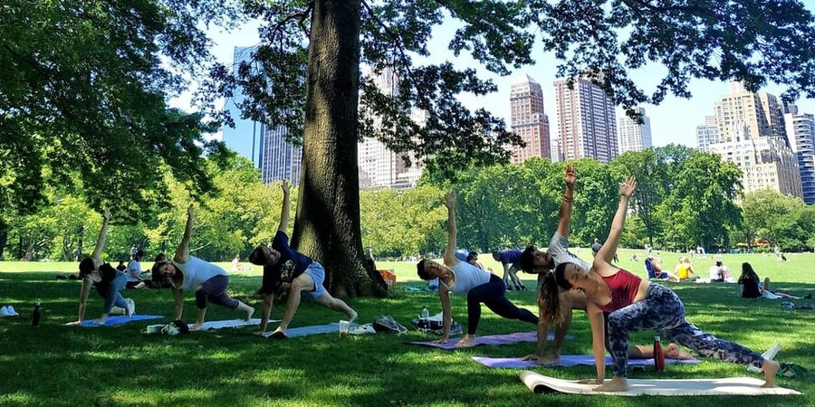 Central Park, New York: Yoga Classes in the park since 2012 - What Happens in Class: Breath, Flow, and Real Options