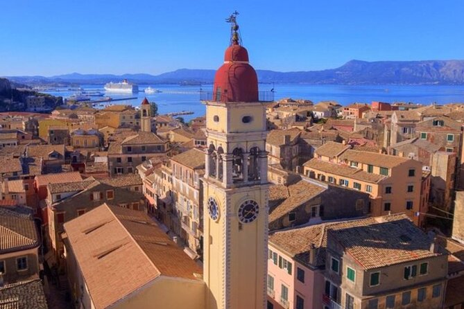 Corfu Cruise-Friendly Tour with a Beach Retreat or Boat Cave Ride - Corfu Town (Kerkyra): an hour to get oriented and enjoy the old streets