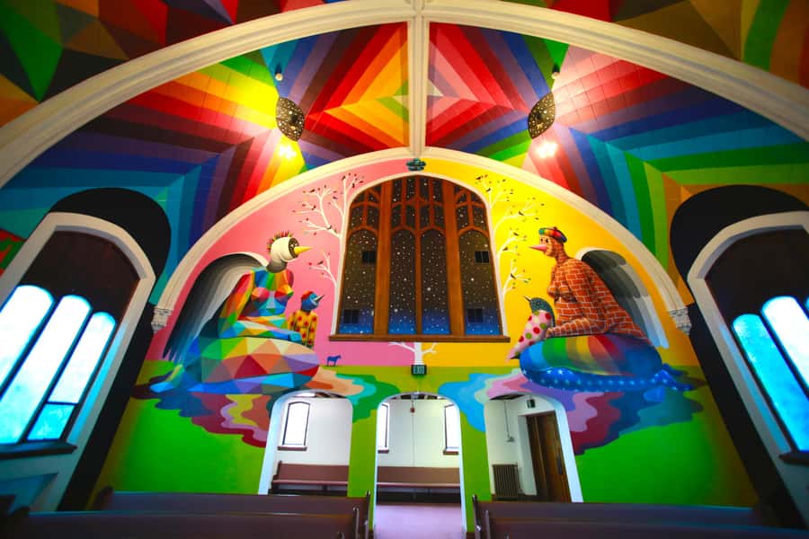 Denver: BEYOND Light Show and Meditation - The pre-show hangout: arcade, lounge, and media room
