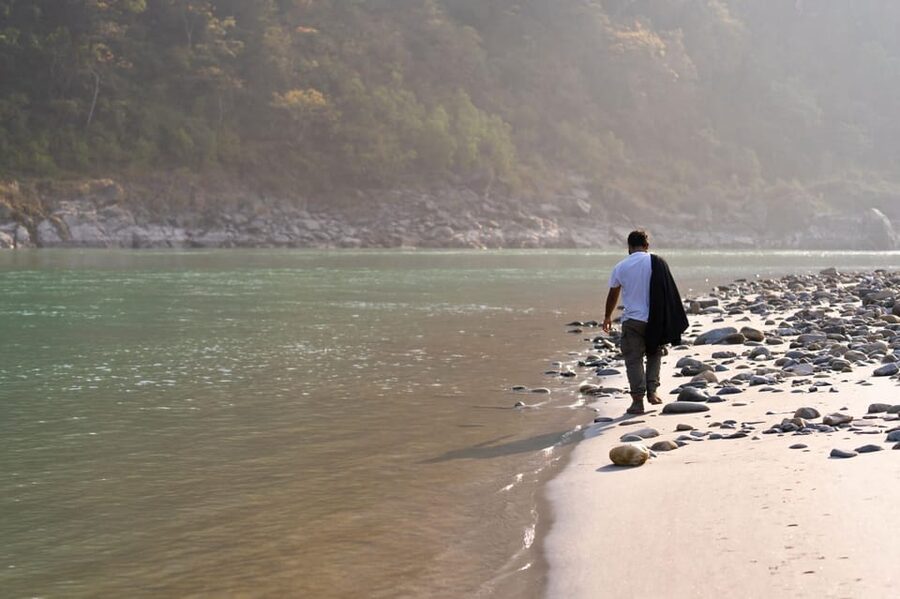 Early Morning 2 Hours Yoga Session In Rishikesh at Ghat - Yoga Nidra at Sunrise: The Calm Finish