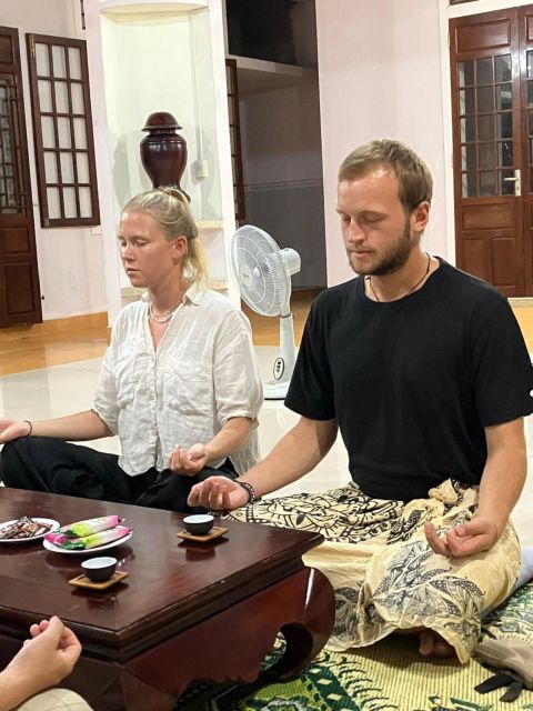 Hue Retreat: Tea and Meditation with Vegetarian Meal - Hue Pagoda at dusk: why this tour feels different