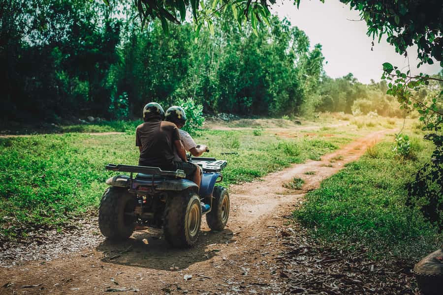 Krabi: Yoga, ATV, Emerald Pool & Blue Lagoon Full-Day Tour - A smooth ATV ride through Krabi viewpoints