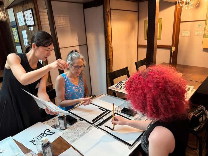 Kyoto: Calligraphy Workshop with Meditation - A quiet Kyoto setting in Gojo, steps from the river