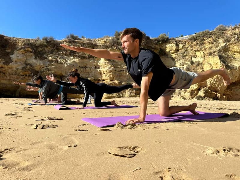 Lagos: Flow & Glow | Morning Beach Hatha Flow Yoga - What happens in the 1-hour class (and why it works)