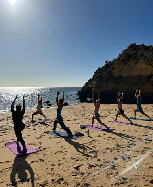 Lagos: Flow & Glow | Morning Beach Hatha Flow Yoga - Meet Paulo and find the spot by the fortress