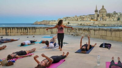 Malta: Game of Thrones Location Yoga Class - The 90-minute plan: breathwork, sun salutations, then deep calm