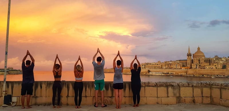 Malta: Game of Thrones Location Yoga Class - After Yoga: The Sea Swim Moment