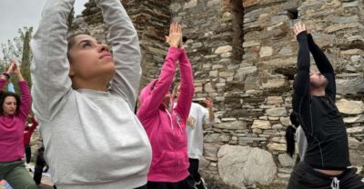Morning Yoga & Hike in Santorini, Stillness & Local Vibes - The 15-minute hike to Agios Georgios (Katefio) in Pyrgos