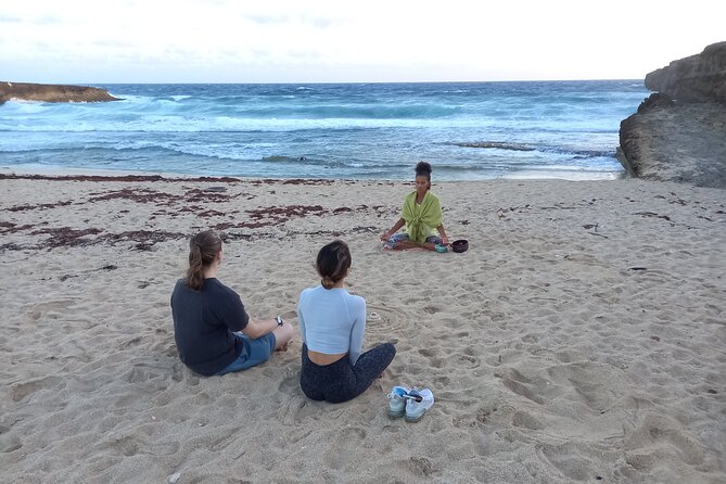 Private Guided Beach Meditation & Hike + Transfer - Beach meditation on the sand: guided calm with real ocean noise