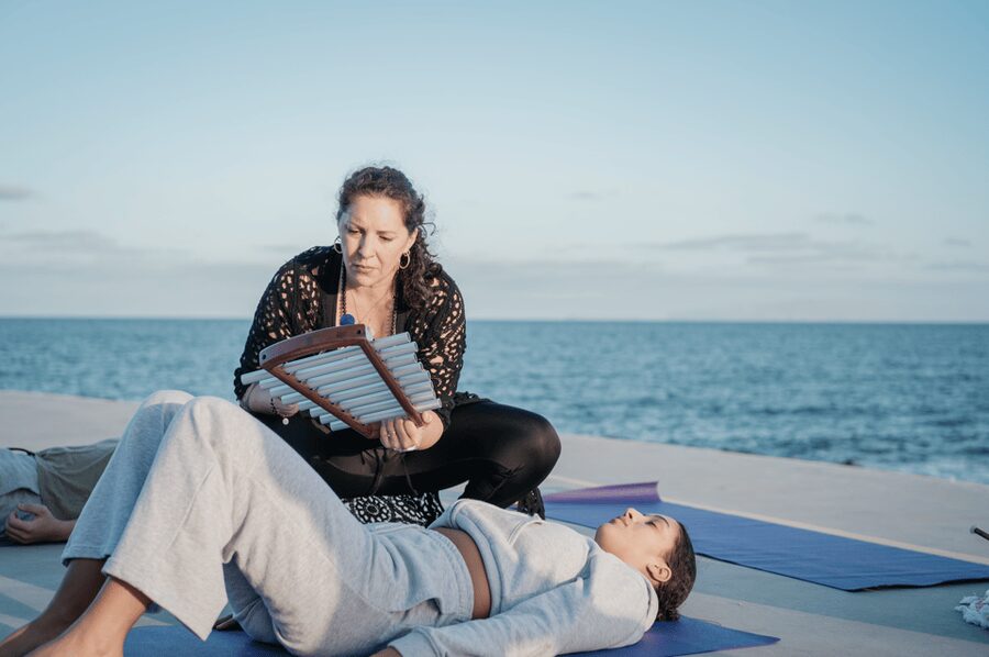 Private Yoga & Sound Bath by the Ocean - The sound bath: instruments meant to bring you into a higher state