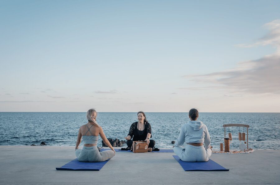 Private Yoga & Sound Bath by the Ocean - Pranayama: the breath reset that starts the whole experience