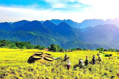 Pu Luong 2 Days Trekking & Village Experience with local Family - Day 1 in Pu Luong: villages, river time, and a bamboo raft lunch