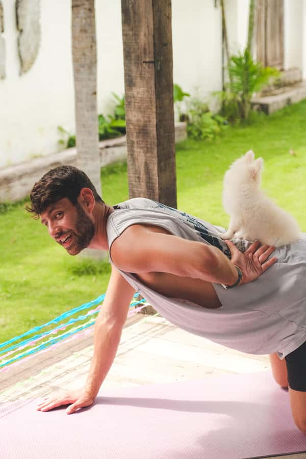 Puppy Yoga in Bali, Canggu – #1 Thing to Do in Bali - Gentle Hatha in Canggu, Then Puppy Cuddles: The real draw