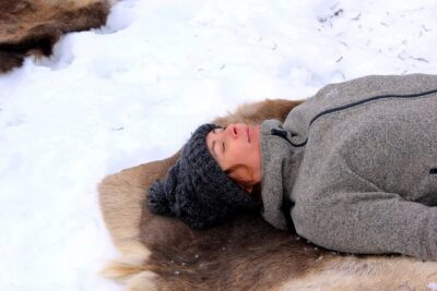 Reindeer yoga - The 90-Minute Flow: From Herd Fence to Yoga Hides