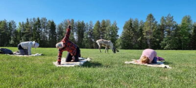 Reindeer yoga in Kuusamo - The Schedule: From Farm Gate to Yoga Mat to Crafts