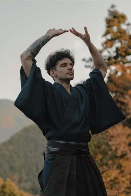 Samurai Swordsmanship and Sound Meditation in nature - Key moments that make this samurai experience different
