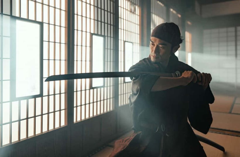 Samurai Swordsmanship and Sound Meditation in nature - Sound meditation in nature: flutes, drums, and standing still