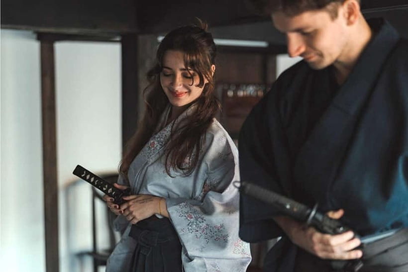 Samurai Swordsmanship and Sound Meditation in nature - Watching the sacred sword dance and getting your photos right