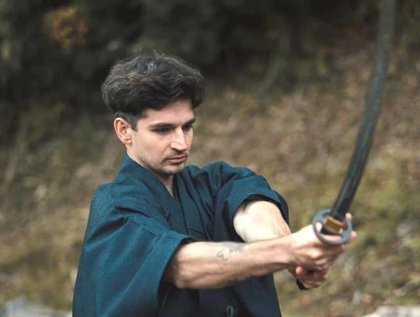 Samurai Swordsmanship and Sound Meditation in nature - River purification and the eight million gods prayer