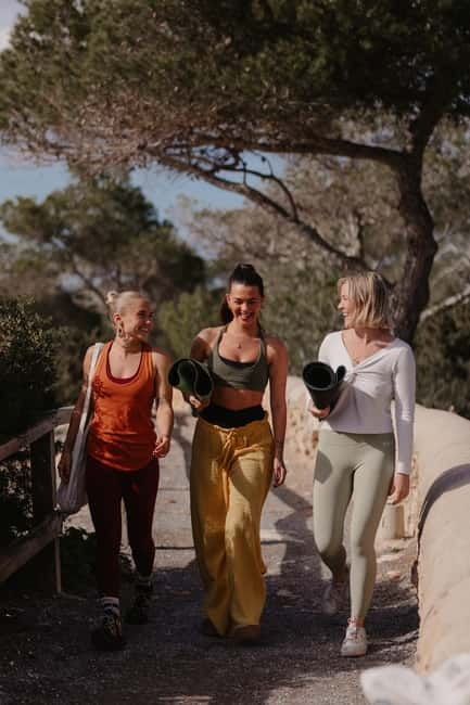 Secret Cove Yoga and Cava Experience in Ibiza Crystal Waters - The 1.5-Hour Flow: Walk, Vinyasa Yoga, and Quiet Moments