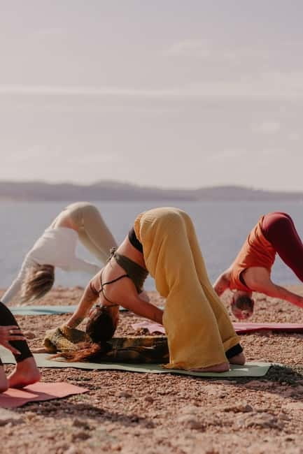 Secret Cove Yoga and Cava Experience in Ibiza Crystal Waters - Cava in a Secluded Cove: Celebration Without the Crowd Noise
