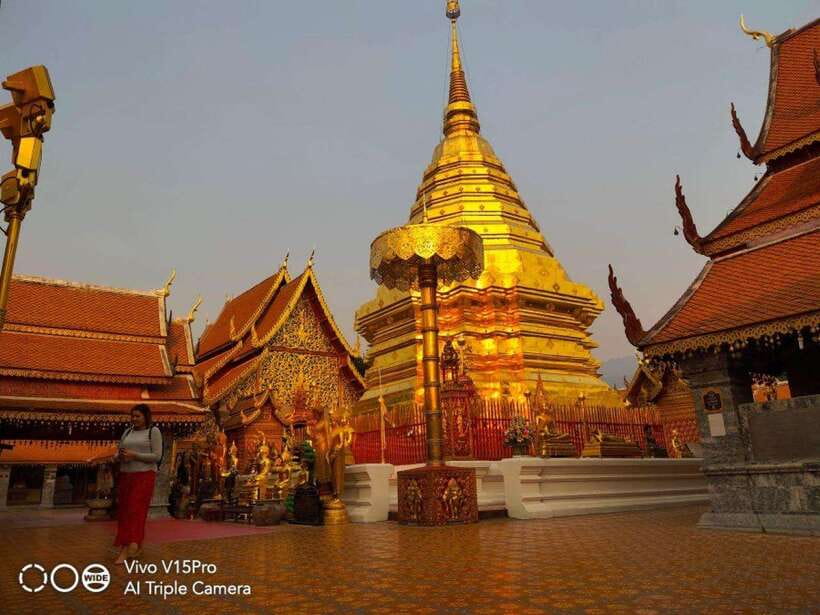 Spiritual Sunrise Wat Doi Suthep, Pha Lat, Alms & Meditation - Temple Hopping, Chiang Mai Style: Wat Phra That Break Time and Local Food