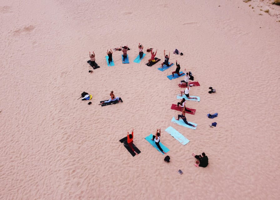 Sunset Yoga at Lagos's beautiful beach by el Sol Lifestyle - What Hatha Yoga at the beach feels like for all levels