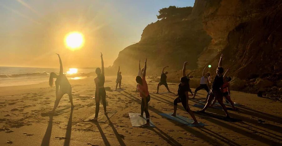 Sunset Yoga at Lagos's beautiful beach by el Sol Lifestyle - How the 1.5-hour session really runs (and why it matters)