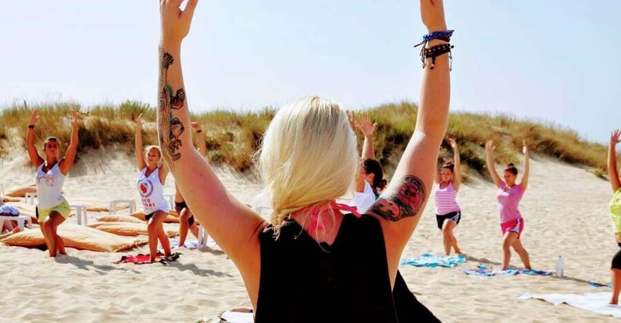 Surfing and Yoga in Lisbon - The Tejo River Meets the Sea: Fossil Cliffs Break Up the Action
