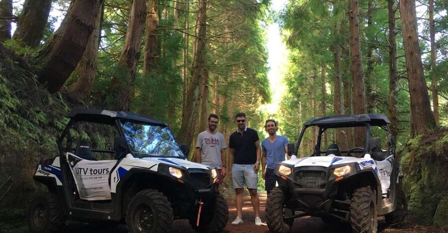 Terceira: Buggy Tour 4x4 West Side Azores Retreat - West side trails: woods, slopes, rocks, and mud