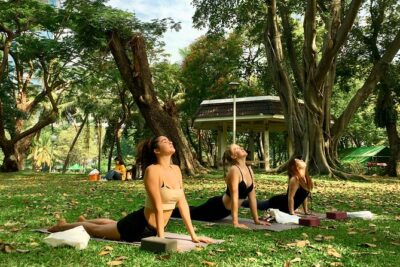 Yoga in the Park Thailand - Strengthening and healing work that actually feels usable