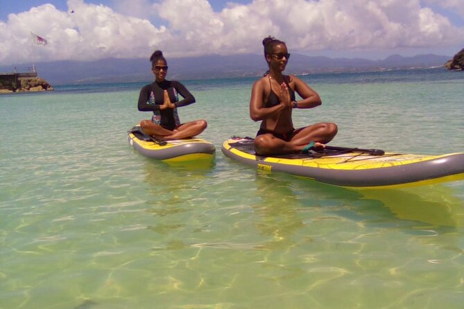 Yoga Paddle Aqua Zen, yoga on a floating carpet in connection with nature! - Price and value: $36 for water yoga equipment plus guidance